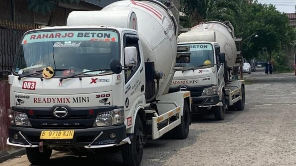 Beton MiniMix Praktis Siap Pakai